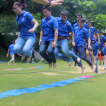 中设智能在黄埔长洲岛拓展基地开展了为期一天的户外拓展活动