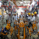 丰田汽车UR2.5区自动化输送焊接线案例